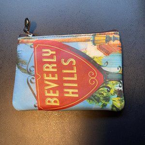 Genuine Leather Coin Purse - Beverly Hills